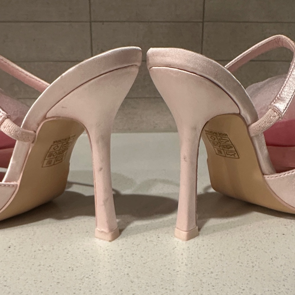 NWOB- Public Desire Pink Aubrey Rose Heels - Picture 7 of 7